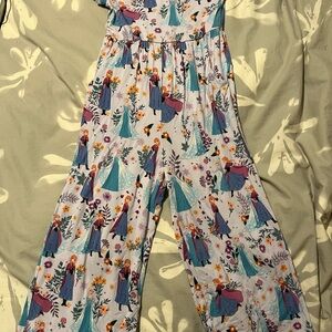 Posh Peanut Disney Elsa and Anna Jumpsuit Romper